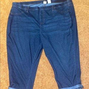 Womens 3xl Bermuda length jeggings